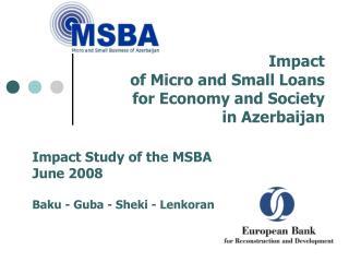 Impact of Micro and Small Loans for Economy and Society in Azerbaijan
