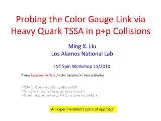 Probing the Color Gauge Link via Heavy Quark TSSA in p+p Collisions