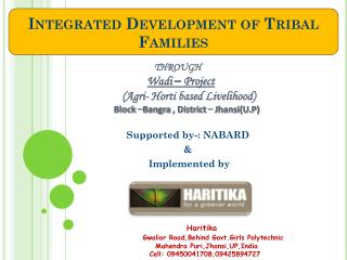 Integrated Development of Tribal Families