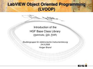 LabVIEW Object Oriented Programming (LVOOP)