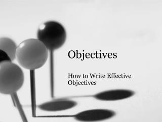 Objectives