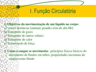 I. Função Circulatória