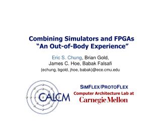 Combining Simulators and FPGAs “An Out-of-Body Experience”