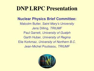 DNP LRPC Presentation