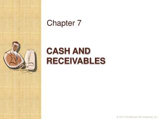 CASH AND RECEIVABLES