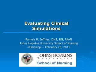 Evaluating Clinical Simulations