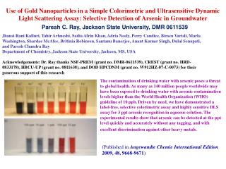 (Published in Angewandte Chemie International Edition 2009, 48, 9668-9671 )