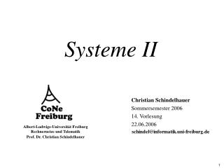 Systeme II