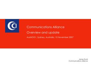 James Duck Communications Alliance