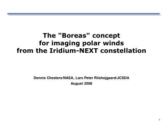 The &quot;Boreas&quot; concept for imaging polar winds from the Iridium-NEXT constellation