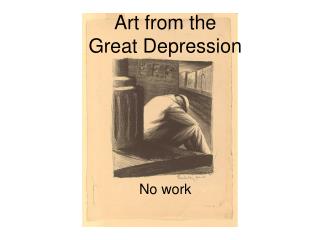 Art from the Great Depression