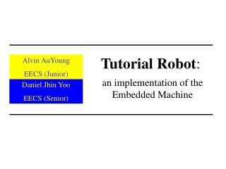Tutorial Robot :