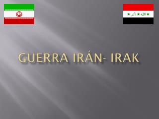 Guerra irán- Irak