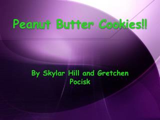 Peanut Butter Cookies!!