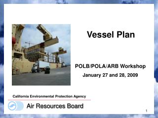 POLB/POLA/ARB Workshop January 27 and 28, 2009