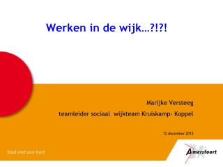 Wer ken in de wijk…?!?!