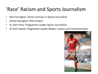 ‘Race’ Racism and Sports Journalism