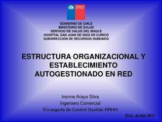 ESTRUCTURA ORGANIZACIONAL Y ESTABLECIMIENTO AUTOGESTIONADO EN RED