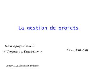 La gestion de projets