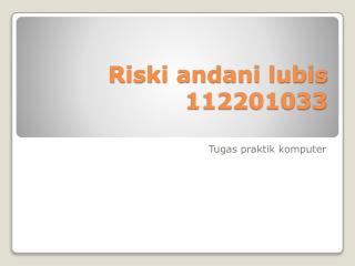 Riski andani lubis 112201033