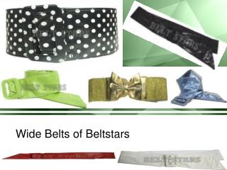 Wide Belts of Beltstars