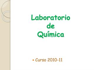 Laboratorio de Química