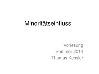 Minoritätseinfluss