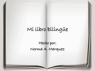 Mi libro bilingüe
