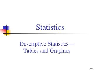 Statistics