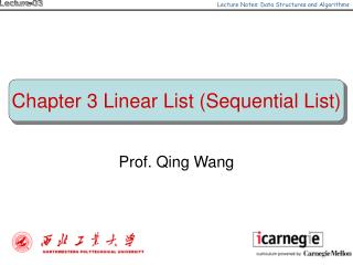 Prof. Qing Wang