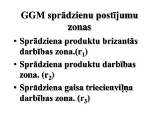 GGM sprādzienu postījumu zonas