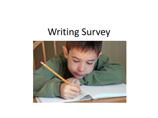 Writing Survey