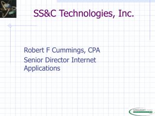 SS&amp;C Technologies, Inc.