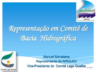 Representação em Comitê de Bacia Hidrográfica