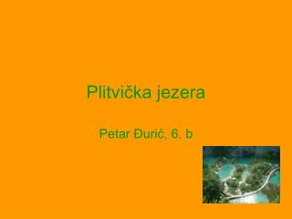 Plitvička jezera