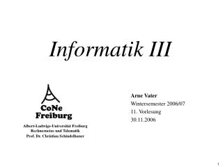 Informatik III