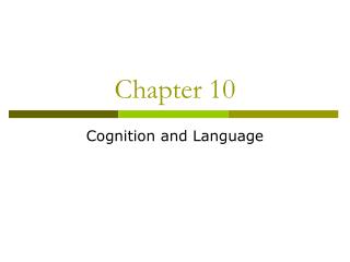 Chapter 10