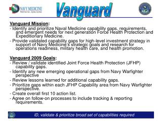 Vanguard Mission :