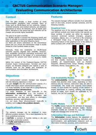 Evaluating Communication Architectures