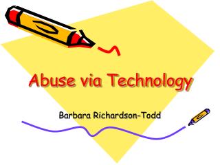 Abuse via Technology
