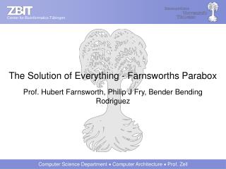 The Solution of Everything - Farnsworths Parabox