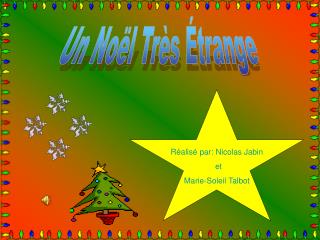 Un Noël Très Étrange