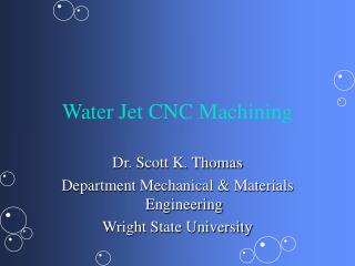 Water Jet CNC Machining