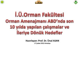 İ.Ü.Orman Fakültesi