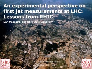 An experimental perspective on first jet measurements at LHC: Lessons from RHIC