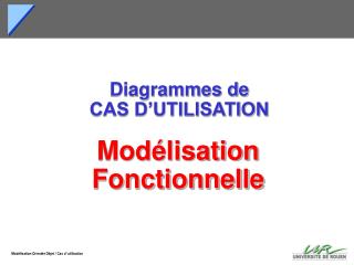 Diagrammes de CAS D’UTILISATION