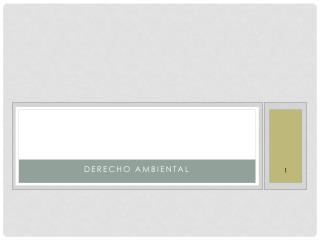 Derecho ambiental