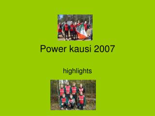 Power kausi 2007