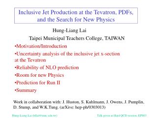 Inclusive Jet Production at the Tevatron, PDFs, and the Search for New Physics