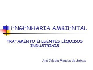 ENGENHARIA AMBIENTAL